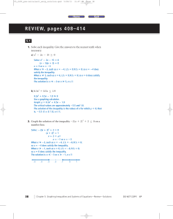 Solutions - TeacherWeb