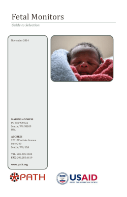 Fetal Monitors: Guide to Selection