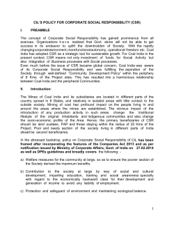 CSR Policy