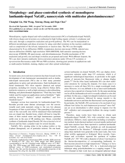 Morphology- and phase-controlled synthesis of monodisperse