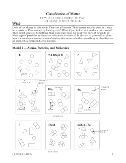 7 Classification of Matter-S