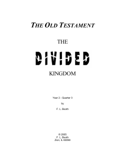 The Divided Kingdom