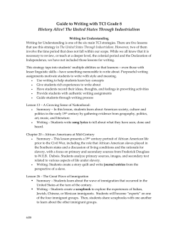 Lesson 13: A Growing Sense of Nationhood: Overview: In this