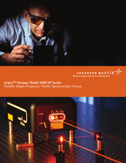 Argos&trade; Orange Model 2400 SF Series Tunable Single