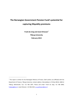 The Norwegian Government Pension Fund`s