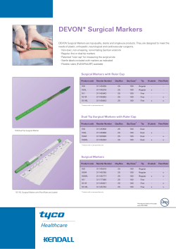 DEVON* Surgical Markers