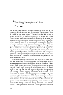8. Teaching Strategies and Best Practices