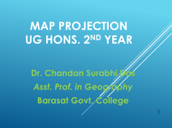 Maps and Map Projections - Barasat Government College