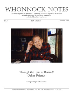 Through the Eyes of Brian and other Friends