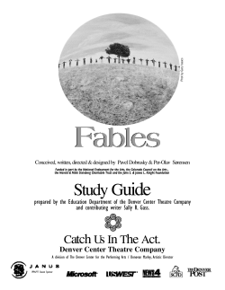 Fables - Denver Center for the Performing Arts