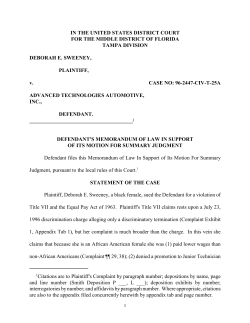 1Citations are to Plaintiff`s Complaint by paragraph number
