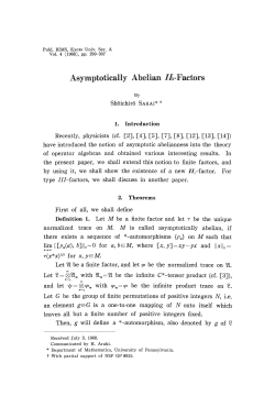 Asymptotically Abelian /^