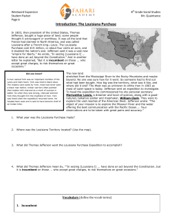 Introduction: The Louisiana Purchase
