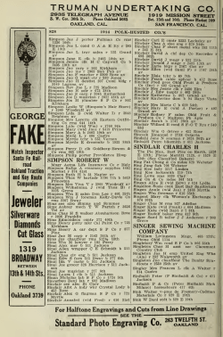 Polk-Husted Directory Co.`s Oakland, Berkeley and