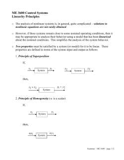 Linearity Principles