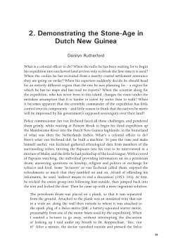 2. Demonstrating the Stone-Age in Dutch New - ANU Press