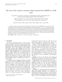 The role of the cation in antiwear films formed from ZDDP on 52100
