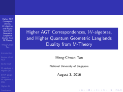 Higher AGT Correspondences, W-algebras, and Higher Quantum