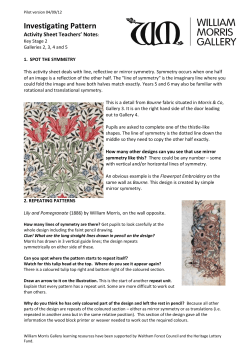 Investigating pattern teachers notes