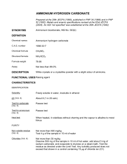 AMMONIUM HYDROGEN CARBONATE