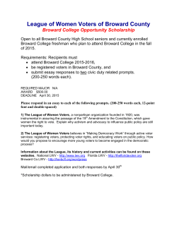 League of Women Voters of Broward County