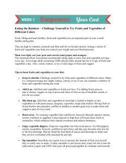 Eating the Rainbow - American Heart Association