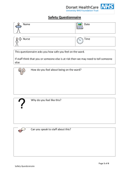 Safety Questionnaire