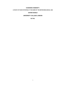 CHANGING HUMANITY - Semantic Scholar