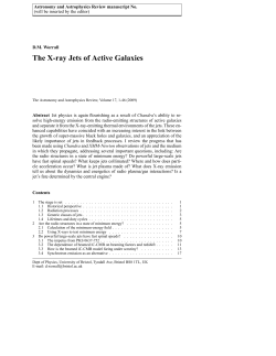 The X-ray Jets of Active Galaxies - Astrophysics