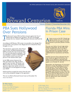 November/December - Broward County Police Benevolent Association