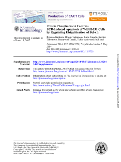 Protein Phosphatase 6 Controls BCR