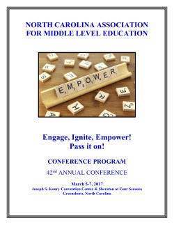 2017 Conference Program
