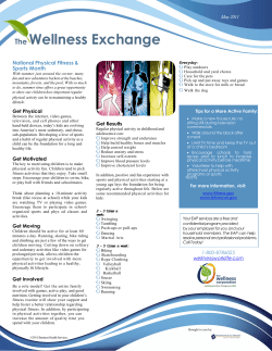 Health and Wellness Newsletter - 2011 - May