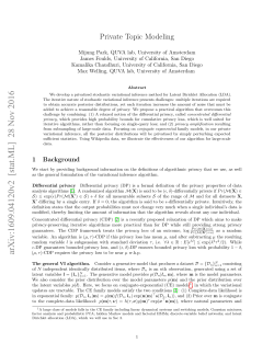 Private Topic Modeling