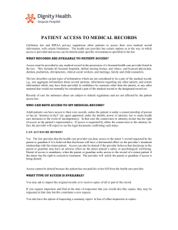 our Patient Access Brochure to learn more