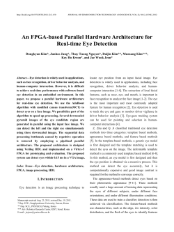An FPGA-based Parallel Hardware Architecture for Real