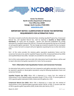 clarification of excise tax reporting requirements for alternative fuels