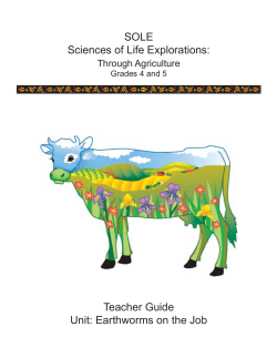 Science of Life Explorations: Earthworms on the Job