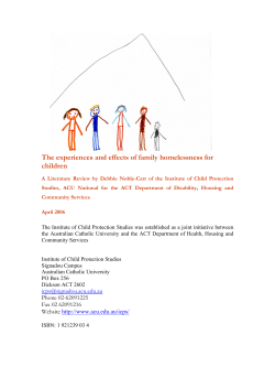 Homeless Children LitReview