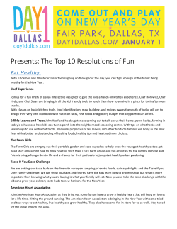 Presents: The Top 10 Resolutions of Fun