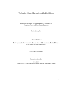 Understanding Chinese nationalism through Chinese politics