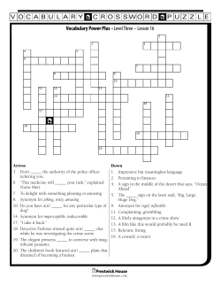 Lesson 16 - Prestwick House