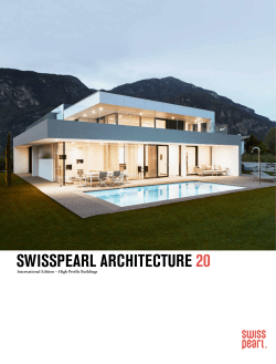 SWISSPEARL ARCHITECTURE 20