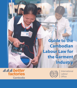 Guide to the Cambodian Labour Law for the Garment