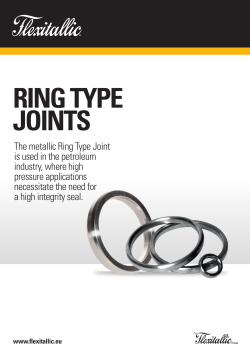 ring type joints - Flexitallic Ltd
