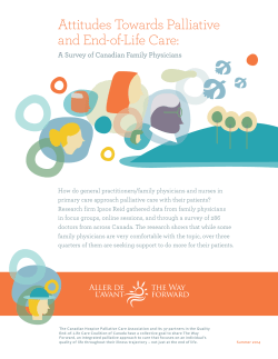 Attitudes Towards Palliative and End-of-Life Care