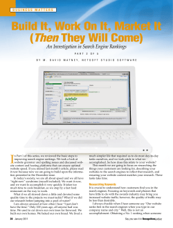 January 2011 Recognition Review Article