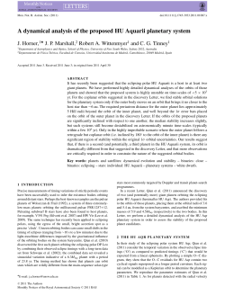 A dynamical analysis of the proposed HU Aquarii planetary system