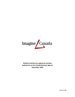 Political - Imagine Canada
