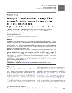an open format for representing quantitative